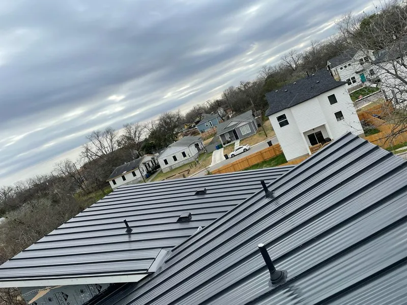 Standing seam metal roof panels with vents for Skylight Repair in South Brunswick